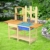 DREAMADE Matschküche aus Tannenholz, Outdoor-Küche mit Wasserhahn & Ablage, Spielzeugküche, Holzküche, Spielküche für draussen, für Kinder ab 3 Jahren, Kinderspielküche Kinderküche - 7