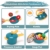 REMOKING Küche Spielset Kinderspielzeug, Kochen Küchenzubehör und Lebensmittel Spielzeug Set, Rollenspiel Küchenset für Kinder Jungen Mädchen 3 4 5 6 7 8 Jahre - 3
