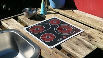 Witzel Wutz Neu Outdoor Platte | Ceranfeld Herdplatten für Matschküche DIY 30×30 cm … - 1